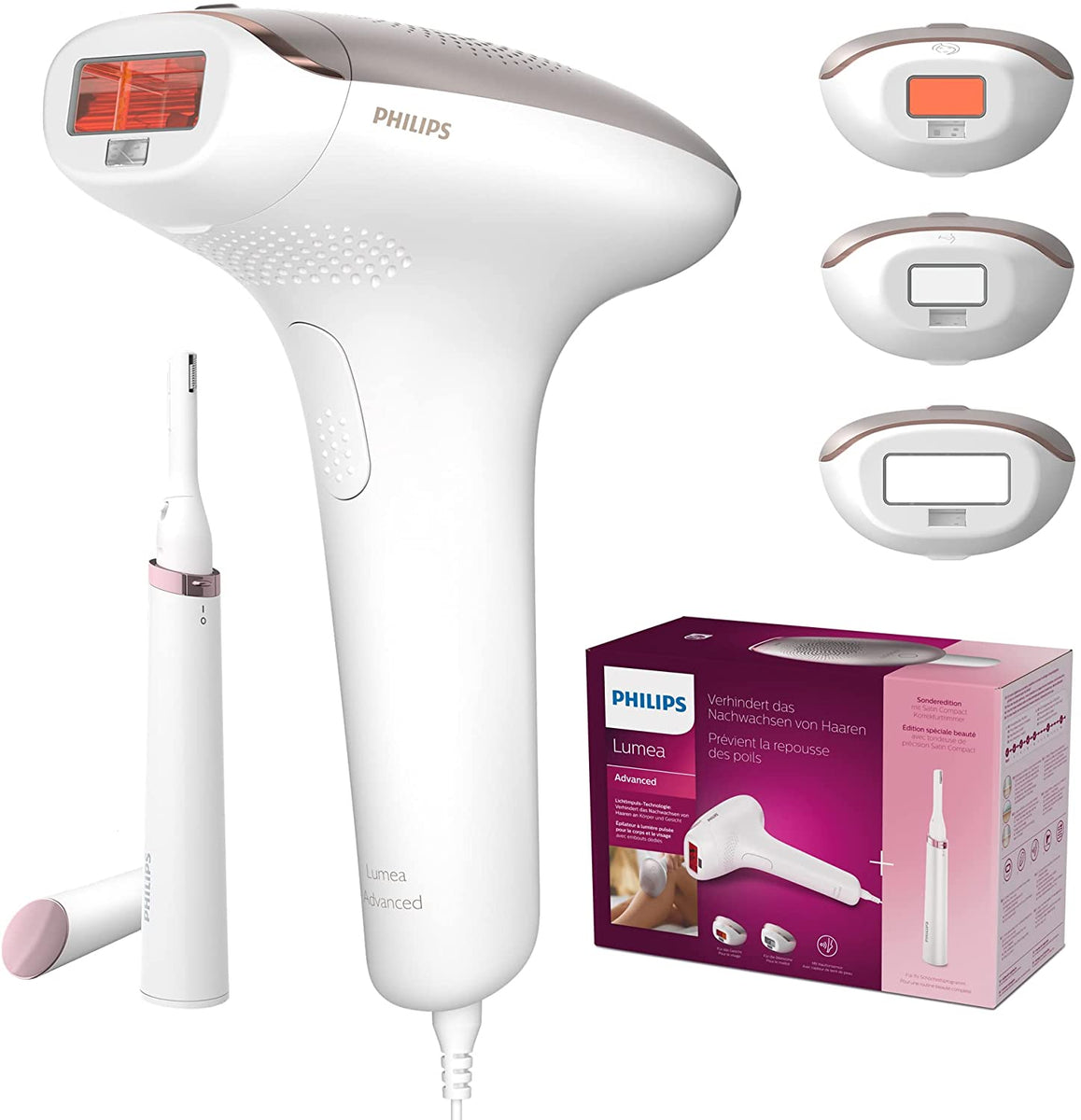 Philips Lumea BRI923 Advanced IPL Hair Removal Tool With 3 Attachments –  BeautySook_US